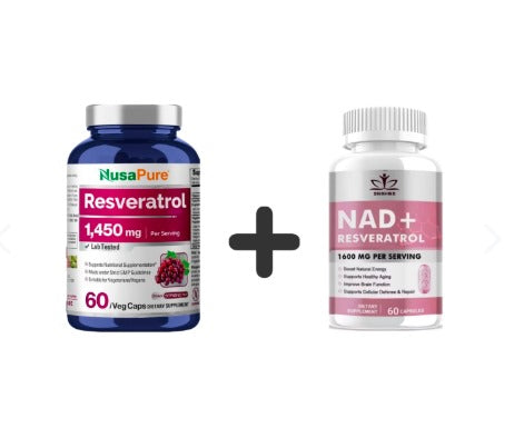 Juventud y Energía en Cada Cápsula: Descubre NAD+ Resveratrol 60 CAPS C/U